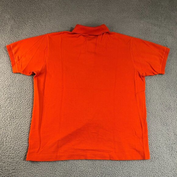 Lacoste Shirt Men L Orange Polo Preppy Classic Fit Preppy Logo Pullover Normcore - Picture 7 of 9